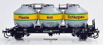 NPE Modellbau NW52101 - TT - Silowagen Zk Plaste aus Schkopau, DR, Ep. IV